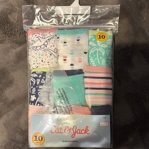 Cat & Jack Pastel Underwear 10-Pack Accessories